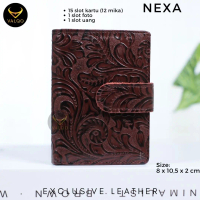 VALQO NEXA Dompet kartu Kulit sapi Wanita Pria Dompet kecil Dompet Mini