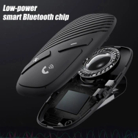 Car Sun Visor Bluetooth 5.0 Car Bluetooth Hands-Free Wireless Bluetooth Receiver Car Adapter Accessories