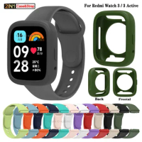 Strap Bracelet For Xiaomi Redmi Watch 3 active Silicone Strap Smart watch Wristbands For Redmi Watch 3 Official same band