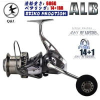 Q&amp;L 8000-10000 2024 ALB Trolling Reels carretilha de pesca Trolling reel Fishing Reel molinete de pesca 40kg Max Drag 5.2:1