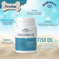 Dorwest Cod Liver Oil 100 Suplemen Hewan
