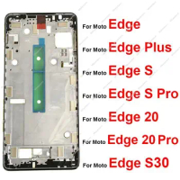 For Motorola MOTO Edge Plus Edge S Edge S Pro Edge 20 Pro Edge S30 Middle Housing Frame LCD Middle Frame Cover Parts