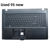 Used 95 New For Acer Aspire E5-575 E5-575G E5-575T E5-575TG Upper Case Palmrest Cover US NO backlit Keyboard laptop case