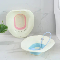Portable Bidet Toilet Sitz with Spray Folding Toilet Postpartum Care Basin Toilet for Pregnant Bath Hemorrhoids Postpartum