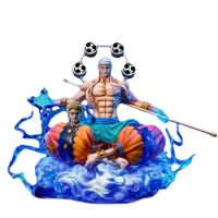 Anime Enel One Piece Figure Sun God Enel Action Figure Double Head 31cm Statue PVC Collection Doll Model Toys for Children Gifts