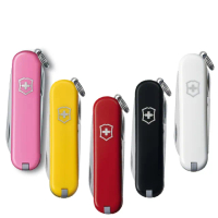 【VICTORINOX 瑞士維氏】Classic SD 迷你7用瑞士刀 盒裝(0.6223　多色任選)