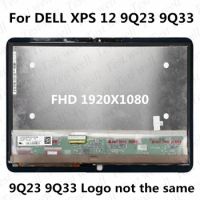 12.5'' FHD 1920*1080 Replacement For DELL XPS 12 9Q23 9Q33 LP125WF1-SPA2 A3 LCD Assembly Touch Screen Digitizer Panel With Frame