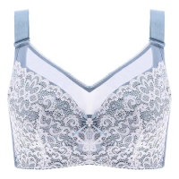 Beauwear Thick Cup Korea Style Embroidery Push Up Bra Big Size