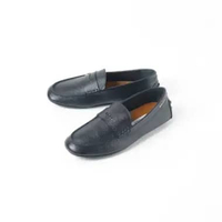 Sepatu BALLY KELYS GRAINED LEATHER ALL BLACK LOAFER 100% ORIGINAL 41
