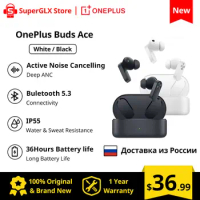 2023 New OnePlus Buds Ace TWS EarBuds Deep Noise Canceling Fast Charging Bluetooth Earphones 36Hour Battery Life Sports Headset