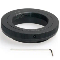 JINTU T2-AI Adapter Ring M42 T2 T mount Mirror Telephoto Lens Telescope Lens Adapter for NIKON DSLR Camera D90 D3200 D5600 D5200