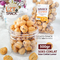 Soes Coklat Kiloan 500GR Kue Sus Kering Isi Coklat Lumer Enak Murah Lezate Snack