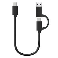 2 in 1 USB C Cable USB A/C 3.0 to USB Type C Cable Fast Charging 10Gbps Data Sync for laptop tablet mobile phone etc.USB C devic