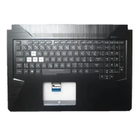 Laptop Palmrest&amp;Keyboard For ASUS TUF Gaming 17.3 FX705DD TUF705DD TUF765DD Black Top Case Czech CZ With Backlit Black Keyboard