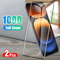 2Pcs Anti-scratch Tempered Glass For vivo iQOO 12 Pro 2023 Full Cover curved screen protector iQOO 12Pro IQOO12 6.78 inches