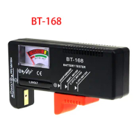 BT-168 Battery Power And Voltage Tester Digital Display High Precision AA AAA Rechargeable Battery Tester