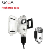 SJCAM Original Camera Waterproof Case Charger/Charging Box USB Cable for SJCAM C100 Plus Anti-shake Motocycle Protect Frame