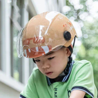 ROCKBROS Kids Bicycle Helmet for Children Bike Helmet Electric MTB Downhill Cycling Helmets Boys Girls Windproof Scooter Helmet