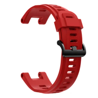 New 22mm Replacement Watch Band Soft Breathable Silicone Wristband Adjustable Sport Watch Strap For Amazfit T-Rex Smart Bracelet