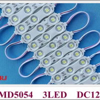 with Lens Aluminum PCB LED Light Module Injection LED Module for Sign Channel Letter DC12V 75mm*17mm*6mm SMD 5054 3 LED 1.5W