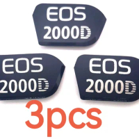 1PCS Applicable to Canon 250D 2000D , second generation, silver white label, sign, BLACK nameplate, logo, brand new