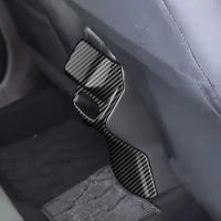 ABS Carbon Fiber Rear Seat Air Conditional Vent Cover Trim Car Accessories Decoration For Nissan Note E13 2022 2023 Styling