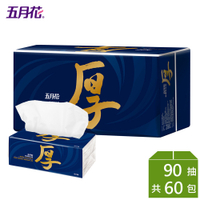 五月花 厚棒抽取式衛生紙90抽x10包x6袋/箱