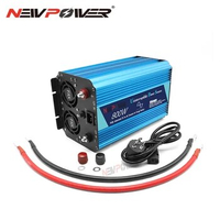 12V/20A 24V/10A 220V 110V 800w pure sine wave inverter UPS Voltage transformer converter LED display USB charging dual socket