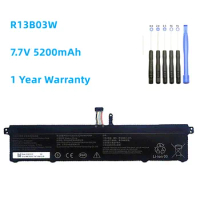 R13B03W Laptop Battery For Xiaomi RedmiBook 13 XMA1903-BB XMA1903-AN Series Notebook 7.7V 5200mAh/40WH