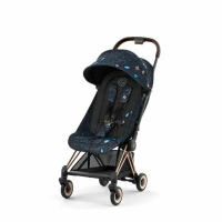 【德國 Cybex】Coya 頂級登機美型兒童推車(玫瑰金車架)_安琪兒#限量款昆蟲_玫瑰金管-限量款昆蟲,玫瑰金管