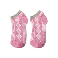 OEM ONE-P281 PART 2 Kaos Kaki Wanita Motif Rajut Pattern / Kaus Kaki Pendek Motif Semata Kaki Import