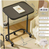 可移動電腦桌（主圖款-黑色+輪子）