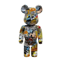 Original Box Bearbrick 400% Figures 28cm High Quality Model Be@rbrick Collectibles Toys Home Decoration Internet Celebrity Style