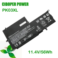 CP Genuine Laptop Battery PK03XL 11.4V 56Wh For Pro X360 G1 G2 Spectre 13 TPN-Q157 HSTNN-DB6S 788237-2C1 788237-2C2 6789116-005