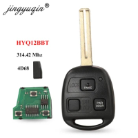 jingyuqin Remote Key 3 Buttons 4D68 Chip 314.4MHz FOB for Lexus RX330 RX350 RX400h HYQ12BBT 89070-48821