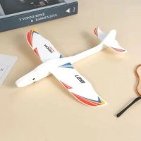 Foam Airplane Launcher Toy EPP Bubble Plane Glider Hand Throw Catapult Plane Toy for Kids Catapult Guns Aircraft Launcher Game
