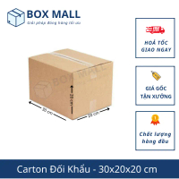 30x20x20 Combo 20 Hộp carton đóng hàng Box Mall (ĐÃ CÓ VAT)
