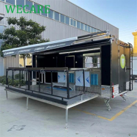 Wecare DOT Certification Mobile Kitchen Street Food Cart Food Truck Trailer