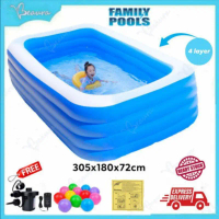 4 Layer Giant Inflatable Swimming Pool Family Pool Cheap Swimming Pool