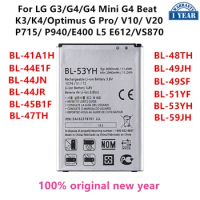 BL-41A1H BL-44E1F BL-44JN BL-44JR BL-45B1F BL-47TH BL-48TH BL-49JH BL-49SF BL-51YF BL-53YH BL-59JH Battery For LG G3/G4/V10/V20