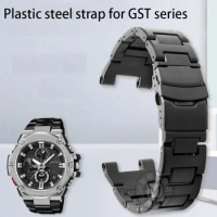 Plastic steel wathband for casio protrek PRW6000 watch strap PRW-3000 / 3100 / 6000 / 6100Y watches bracelet Man's wristband