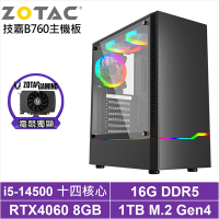 技嘉B760平台[俠骨侯爵]i5-14500/RTX 4060/16G/1TB_SSD
