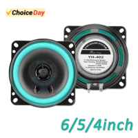 1PCS 6/5/4inch Car HiFi Speaker Universal Coaxial Subwoofer Car Audio Music Stereo Full Range Speakers for Car Auto,100/160W