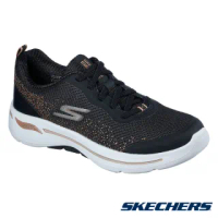 【SKECHERS】女 健走系列 GOWALK ARCH FIT(124486BKGD)