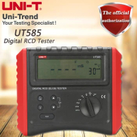 UNI-T UT585 Leakage Protection Switch Tester, Digital RCD Tester, Digital Hold Connection Check Lock Test Function LCD Backlight