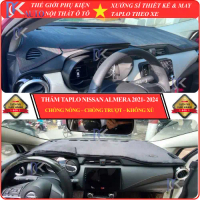 [almera] Thảm taplo almera 2021-2024 Chất Liệu Da Nhung Cao Cấp