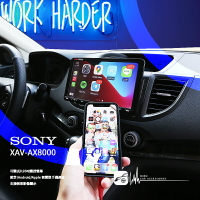 【299超取免運】M1s SONY【XAV-AX8000】CRV 4代 可調式觸控螢幕 Carplay 藍芽 手機互聯 導航 支援倒車顯影