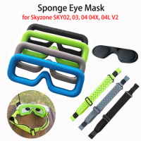 For Skyzone SKY04X SKY04L V2 FPV Goggles Sponge Foam Padding Eye Mask FPV Goggles Strap for Fatshark HDO HD3 DJI Drone Goggles