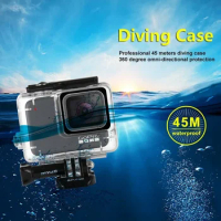 45m Waterproof Housing Diving Case for GoPro HERO7 Silver / HERO7 White