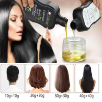 Organic Natural Fast Hair Dye Only 5 Minutes Noni Plant Essence Black Hair Color Dye Shampoo For Cover Gray White Hair